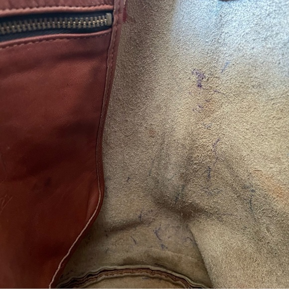 Vintage Coach Spectator Drawstring Duffle Shoulder Bag Brown Cream RARE - Picture 9 of 13